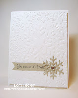 You Are One of a Kind-designed by Lori Tecler-Inking Aloud-stamps and dies from Lil' Inker Designs