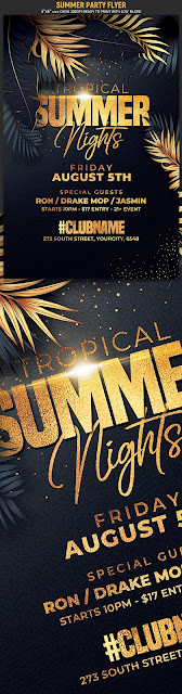  Classy Summer Party Flyer Template