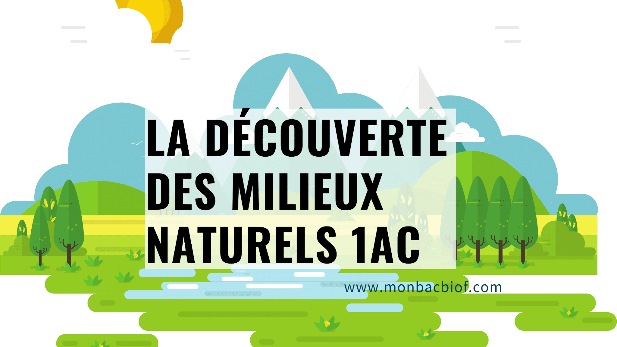 l'exploration des milieux naturels 1AC collège maroc