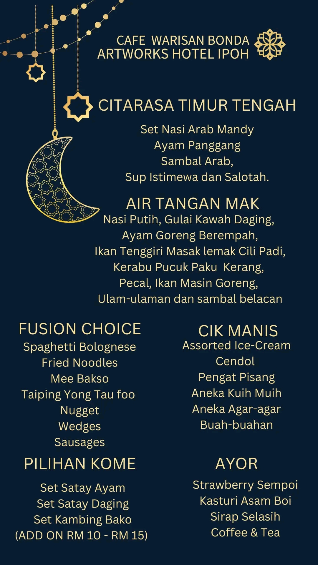 Buffet Ramadhan Ipoh 2023