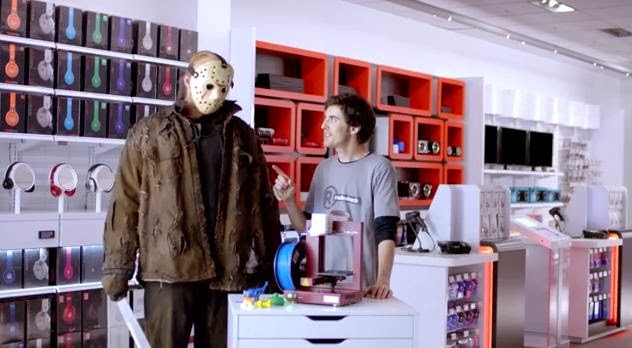 SuperBowl Ad Has Jason Voorhees Interested In RadioShack 3D Printer