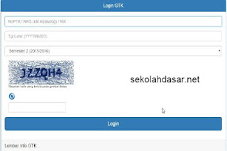 Cara Cek Lembar Info GTK Semester 2 (2015/2016) 