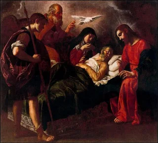 Muerte de San José de Jerónimo Jacinto de Espinosa