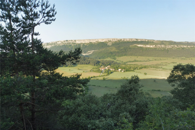 Valle de Valderejo visto desde La Sierra