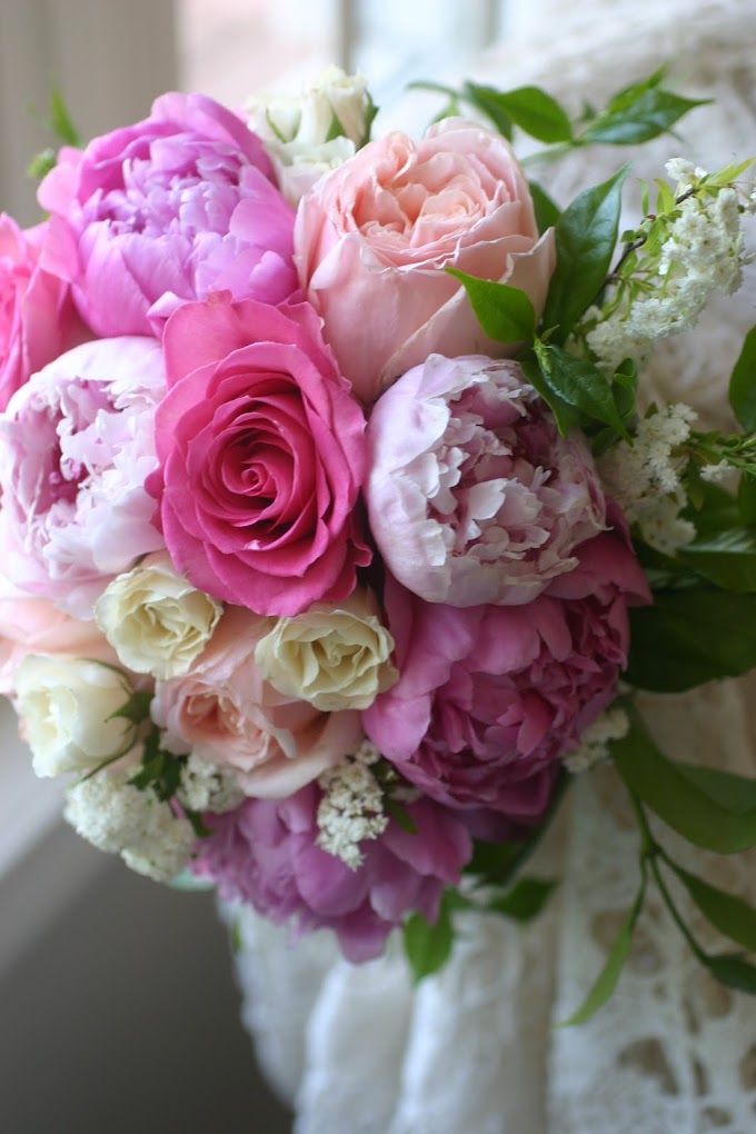 Download Wedding Bouquets Peony Background