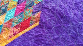 Lonestar quilt with free motion quilting
