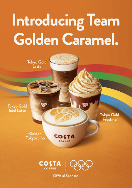 Costa Coffee’s New Golden Caramel Range With All New Flavours, All-New Colours