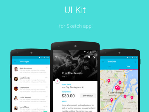  Material Design UI Kit