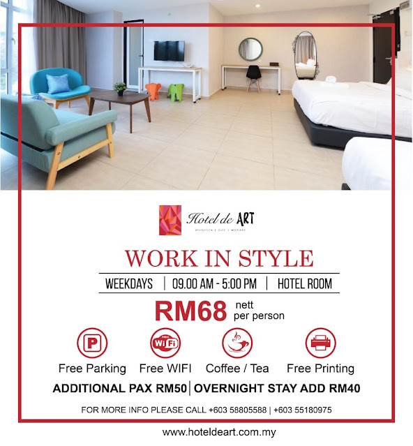 Ini Senarai Hotel Yang Menyediakan Pakej "Work From Hotel"