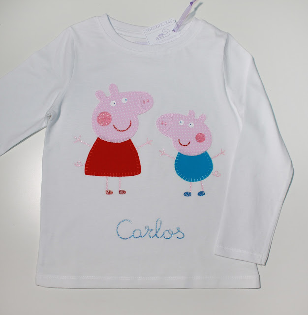 camiseta peppa pig y george pig