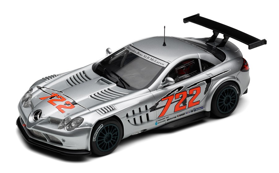 Scalextric is soon to release the Mercedes Benz SLR McLaren 722 GT