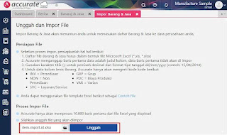 Langkah-Langkah Impor Barang dan Jasa di Accurate Online dari Excel