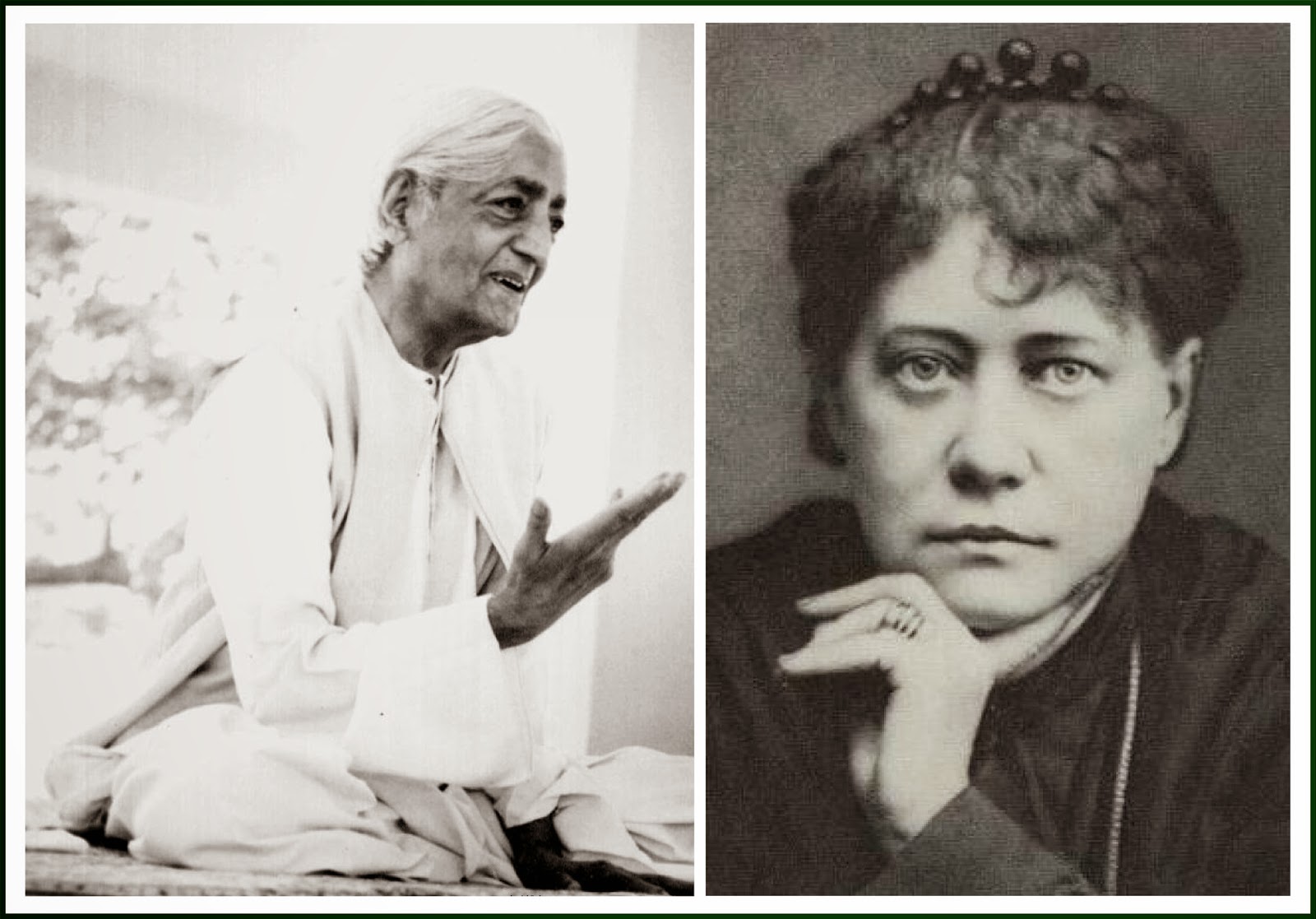 Krishnamurti(left) never studied the great sages of all times; he ...