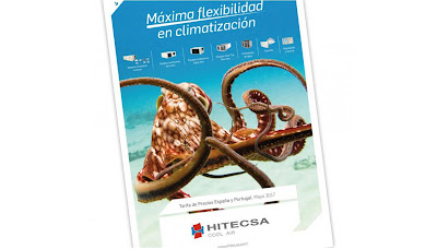 Hitecsa lanza su nueva tarifa de precio 2017-2018: máxima flexibilidad en climatización