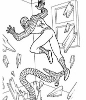 Spiderman Coloring Sheets on Free Printable Spiderman Coloring Pages