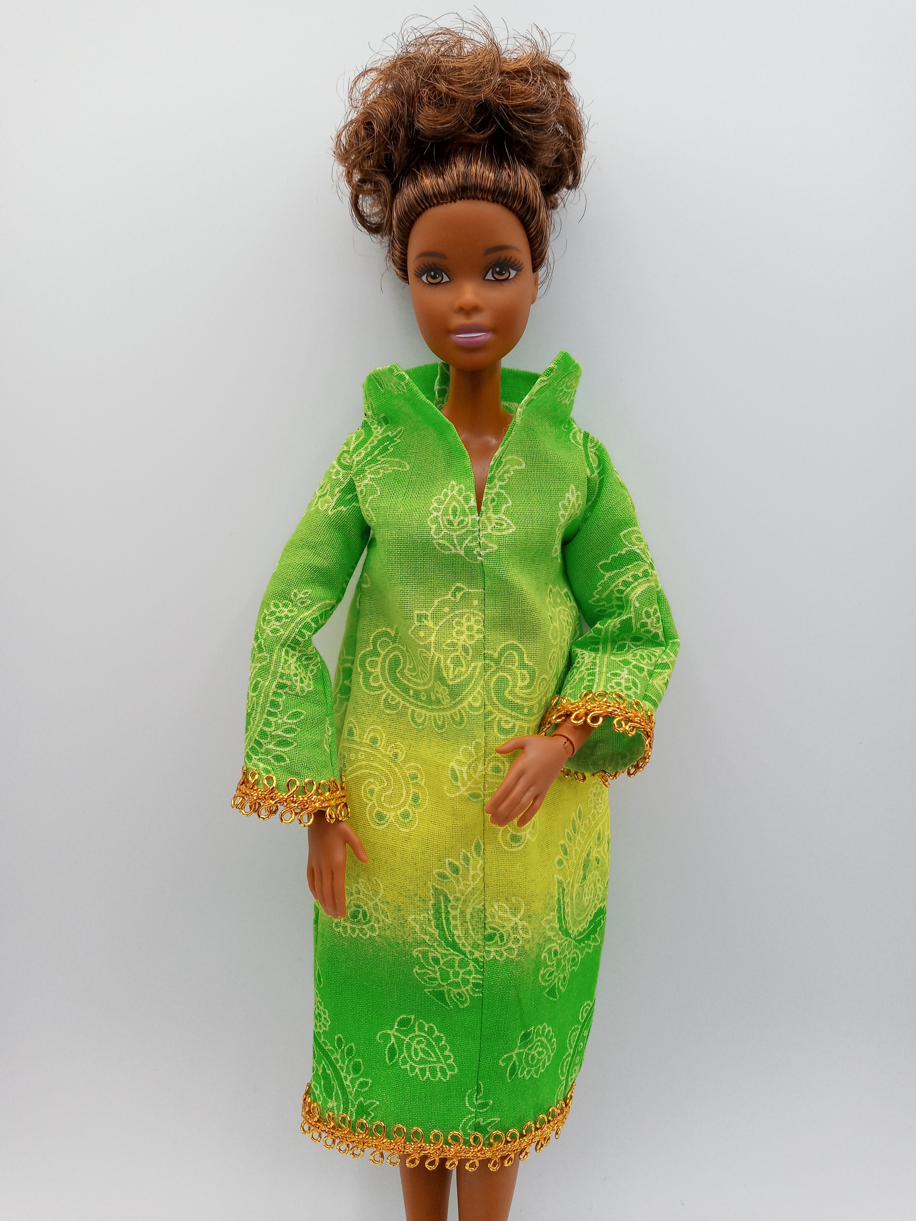Green Gown Fashion design Barbie, barbie, fashion, fictional Character,  doll png | PNGWing