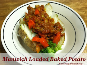 Manwich Loaded Baked Potato