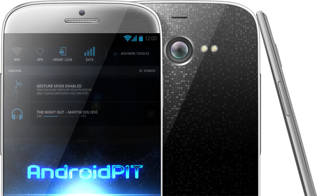 ภาพ Mockup ของ Samsung Galaxy S4