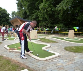 UrbanCrazy Mini Golf course in Barnard Castle, County Durham