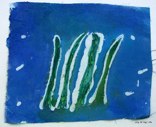 Kids Art: Pate Batik Tide Pool Flag