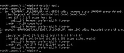 Cara Konfigurasi IP Address pada Ubuntu Server 20.04
