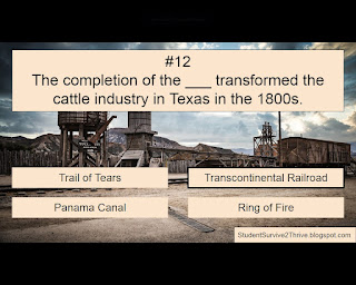 The correct answer is Transcontinental Railroad.