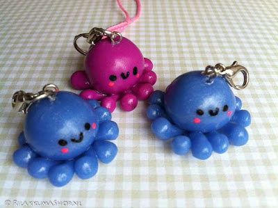 Kawaii Octopus Cell Phone Straps 