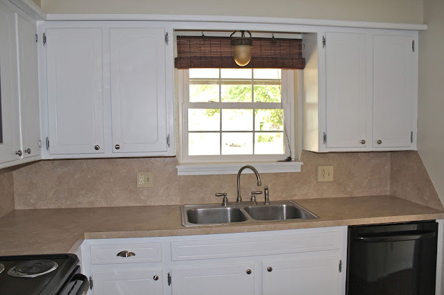 white kitchen after