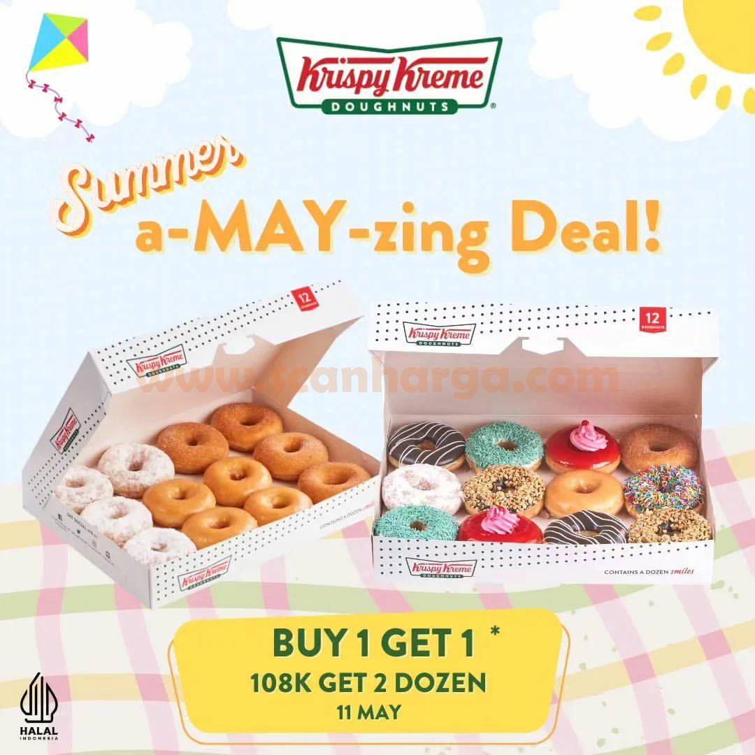 Promo Krispy Kreme Amayzing Deal - Buy 1 Get 1