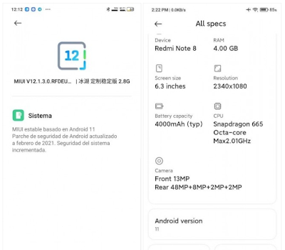 Xiaomi Mi Note 10 Duo dan Redmi Note 8 mendapatkan pembaruan Android 11