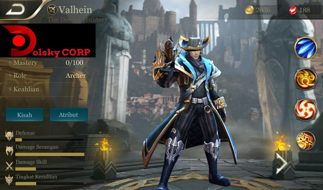 Hero Valhein ( The Demon Hunter ) High Damage Build Set up Gear