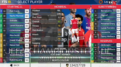 FTS 19 Mod UEFA Champion League 2018-2019 by Ngo Quy Tai