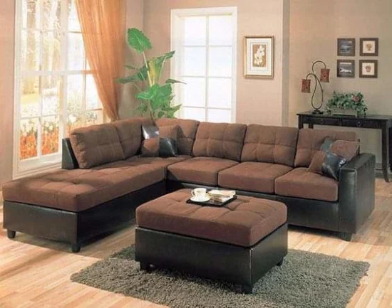 contoh sofa berbentuk L