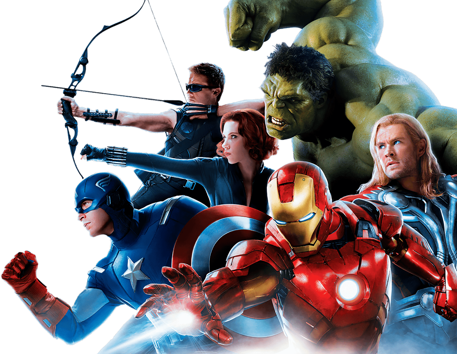 38 imagenes de los personajes de Avengers en png para descargar gratis