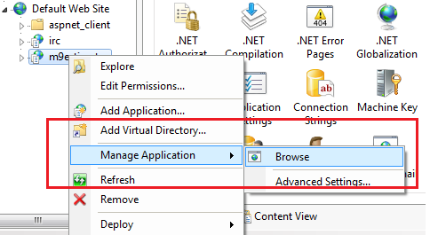 manage application