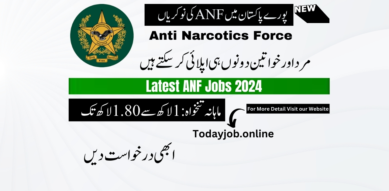 ANF Jobs 2024 Online Apply – www.anf.gov.pk Career