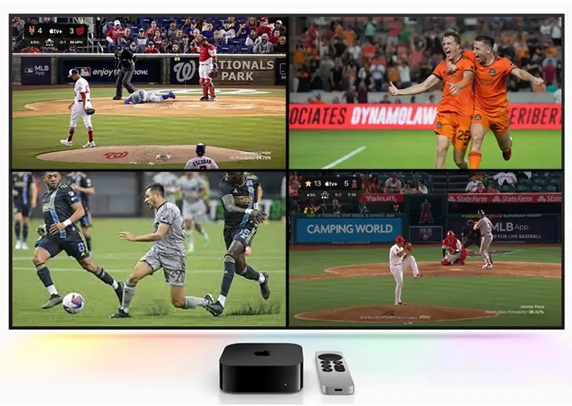 多畫面同時直播！Apple TV新特性“multi-view”即將推出