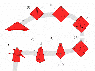 origami instructions tulip