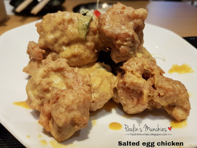 Salted egg chicken - Akimitsu Tendon & Osaka Ohsho at Westgate - Paulin's Munchies