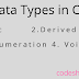 ডাটা টাইপ ~Data Types in C Programming in Bangla -05