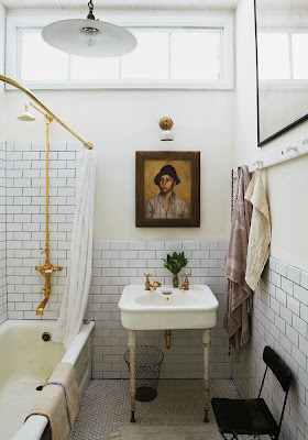 White subway tile bathroom