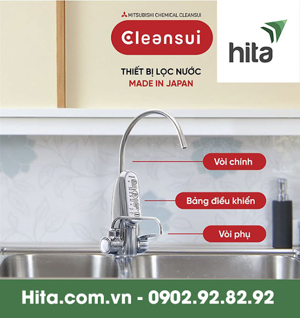 Bảng catalogue máy lọc nước âm tủ bếp Cleansui Nhật Bản tại thiết bị nhà vệ sinh Hita có khá tốt không?