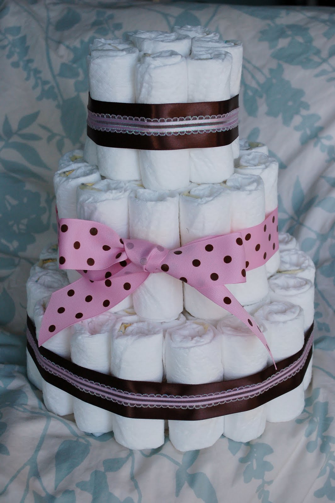 Alli Crafts Craft Tutorial How To Make A Diaper Cake
