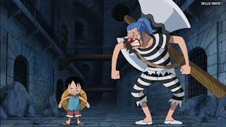 ワンピースアニメ インペルダウン編 425話 ルフィ バギー Luffy Buggy | ONE PIECE Episode 425