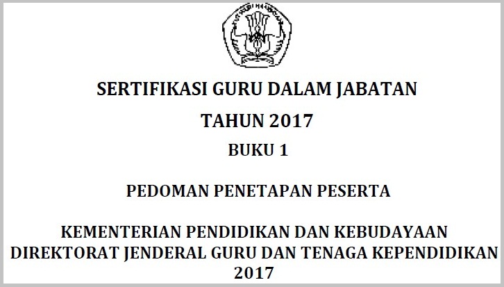 Panduan Pendaftaran Sumber Belajar Bagi Peserta Sertifikasi Guru 2018