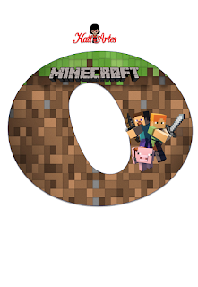 Abecedario de Minecraft. Minecraft Alphabet. 