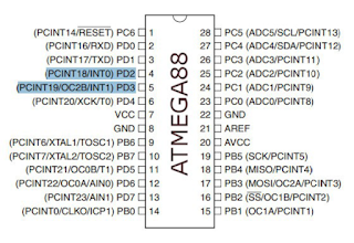 Microcontrolador AVR interrupción externa AVR 1