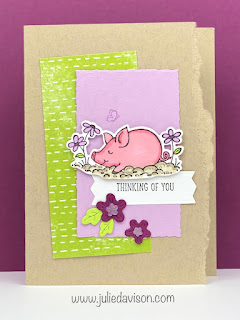 Stampin' Up! This Birthday Piggy Card ~ Perfect Partners: September 2022 ~ 2022-2023 Annual Catalog #stampinup #birthday www.juliedavison.com