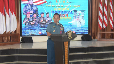 Adu Kemampuan Berpikir Prajurit TNI AL, Dankodikdukum Buka LKTI Hardikal 2024  