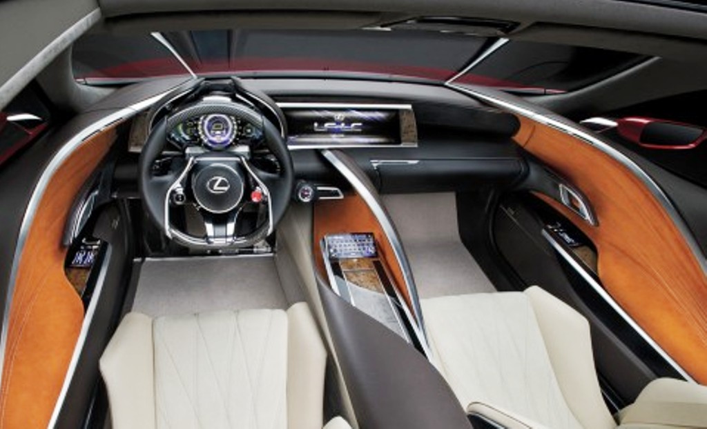 Luxury sport cars, Lexus LF-LC, Lexus sport cars, sport cars 2013, sport cars, sport cars dashboard, sport cars interior